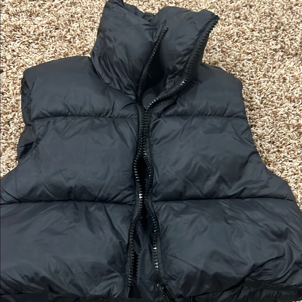 Black Puffer Vest